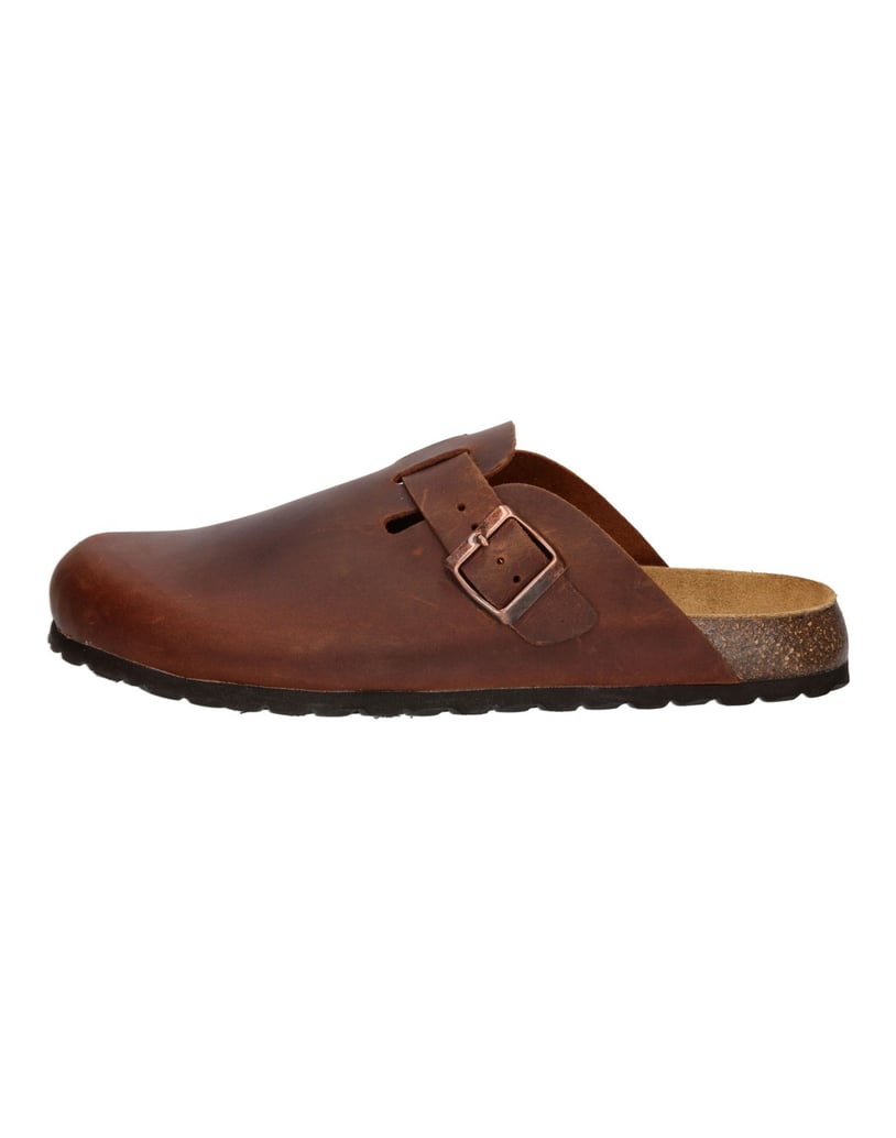 Lico-Pantolette-Bioline-Clog-Leather-braun