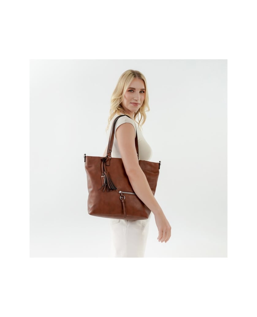 TAMARIS-Shopper-TAS-Nele-cognac