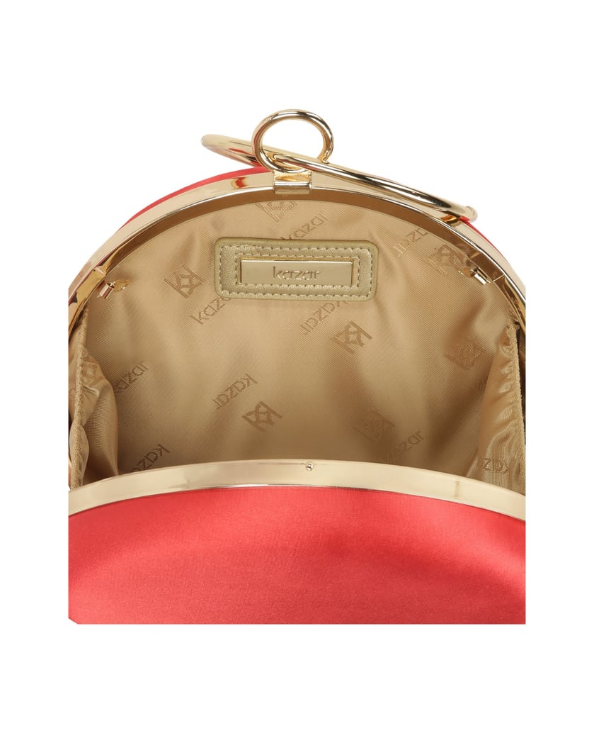 Kazar-Rote-steife-Abendtasche