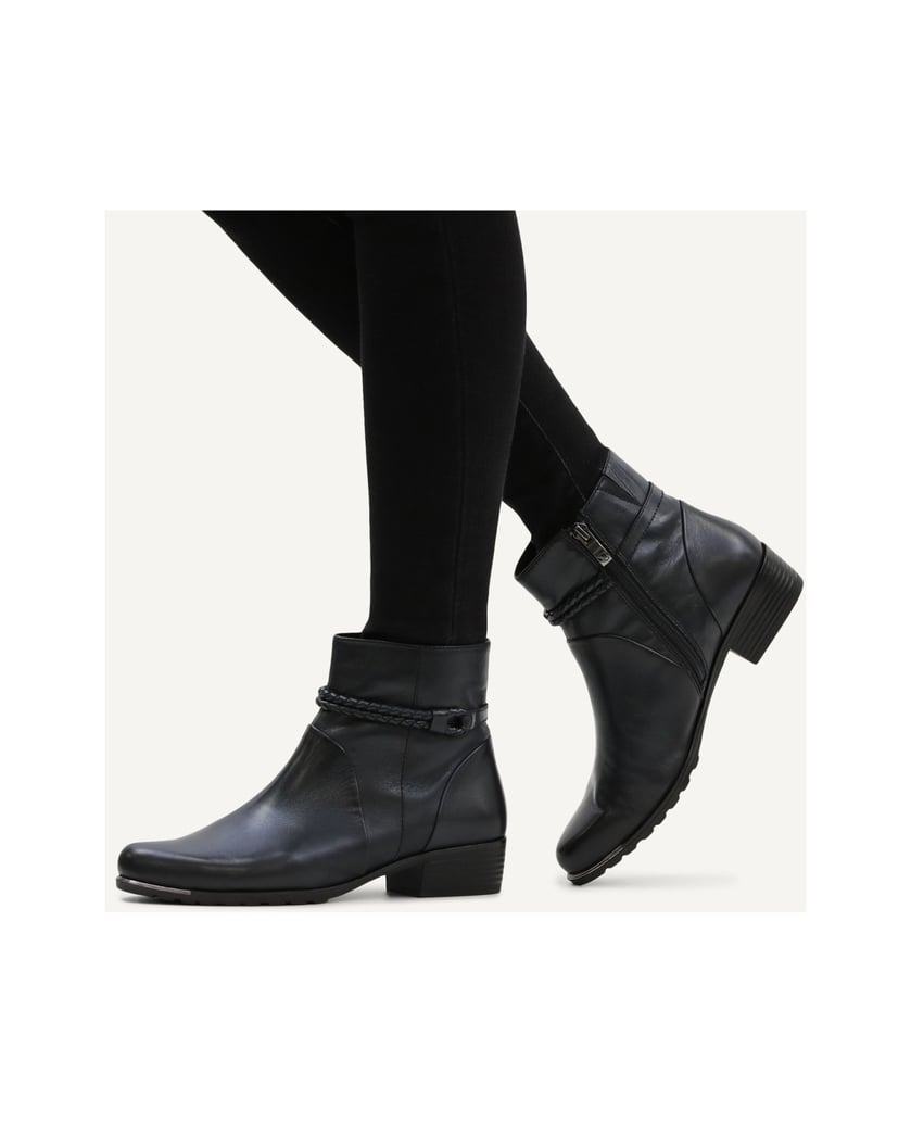 Caprice-Stiefelette-schwarz