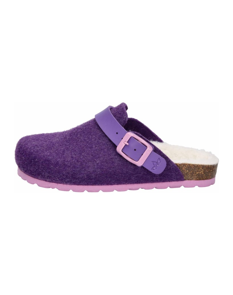 Lico-Hausschuh-Clog-Kids-Warm-lila