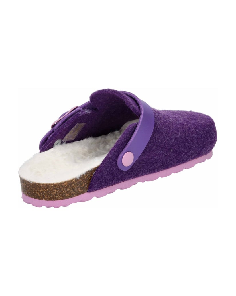 Lico-Hausschuh-Clog-Kids-Warm-lila