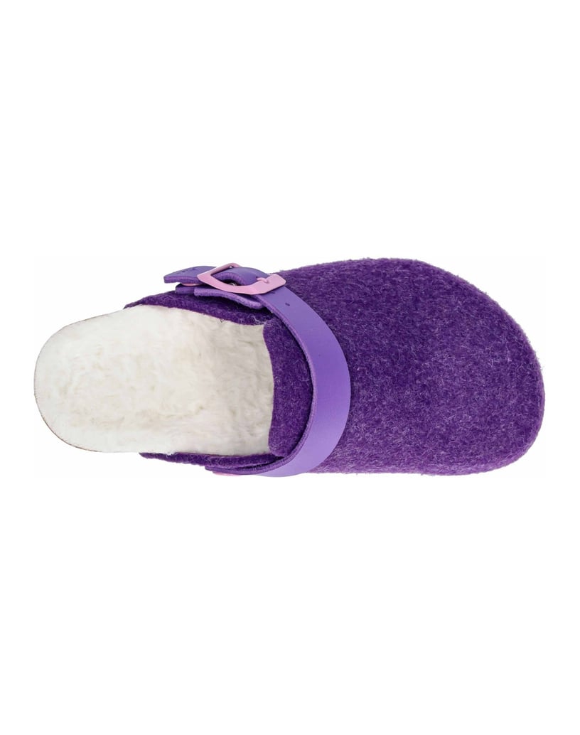 Lico-Hausschuh-Clog-Kids-Warm-lila
