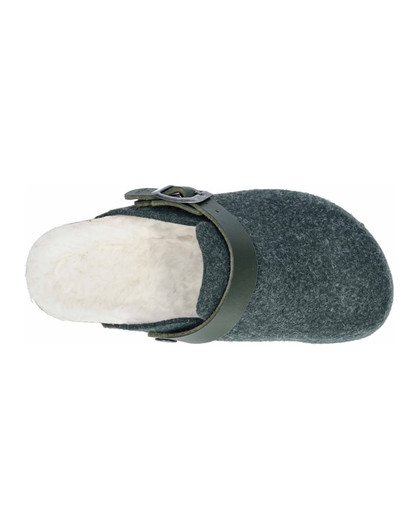 Lico-Hausschuh-Clog-Kids-Warm-grün