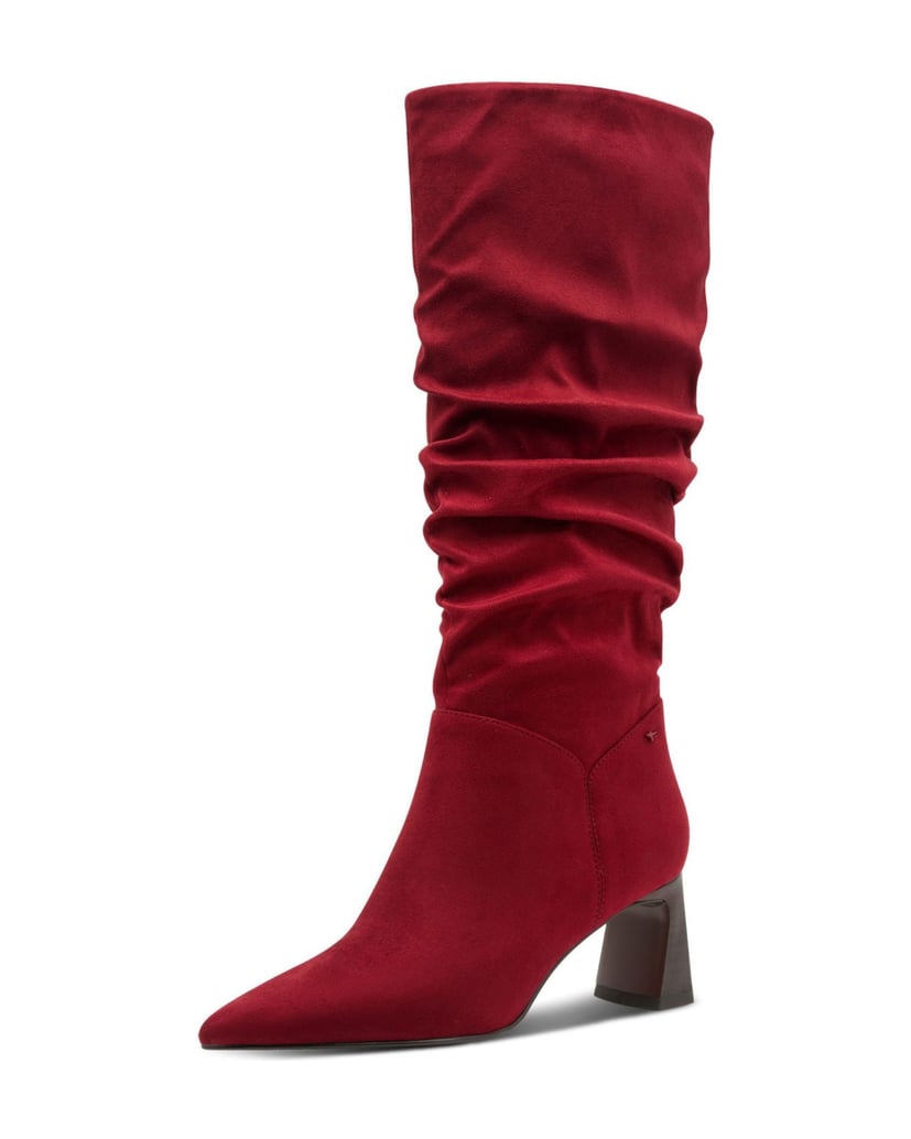 TAMARIS-Kozačky-černá