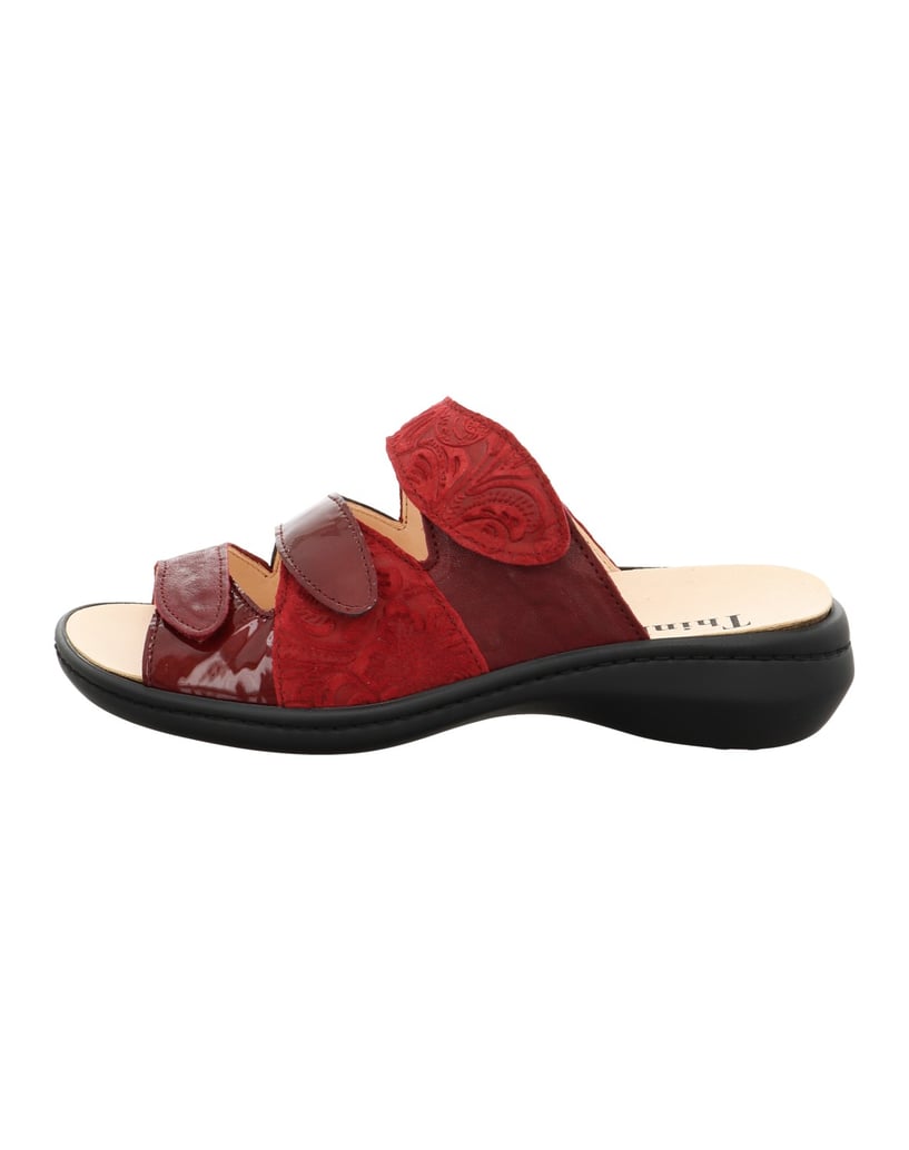 Think-Tieffußbett-Pantolette-CAMILLA-bordeaux