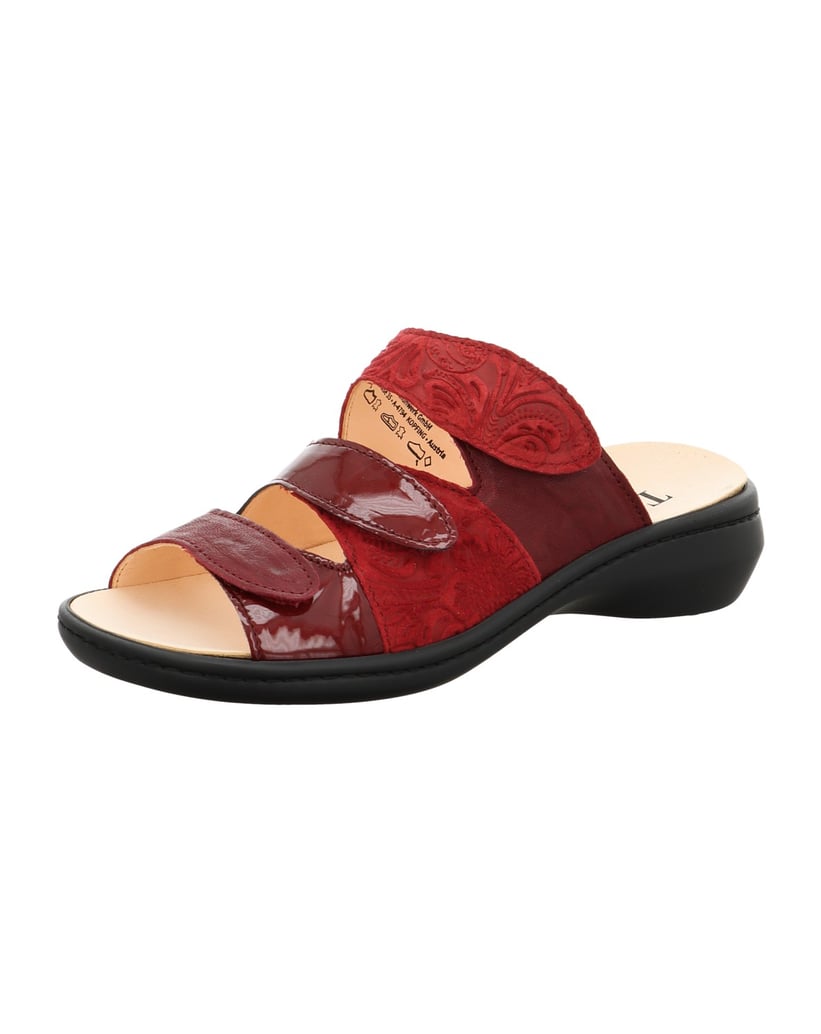 Think-Tieffußbett-Pantolette-CAMILLA-bordeaux