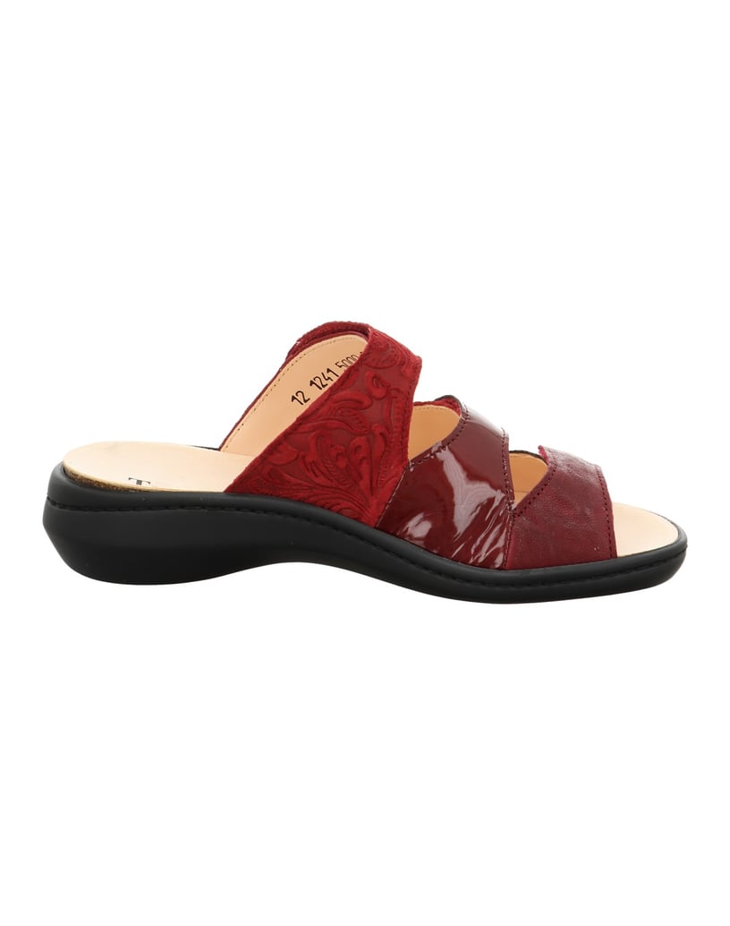 Think-Tieffußbett-Pantolette-CAMILLA-bordeaux