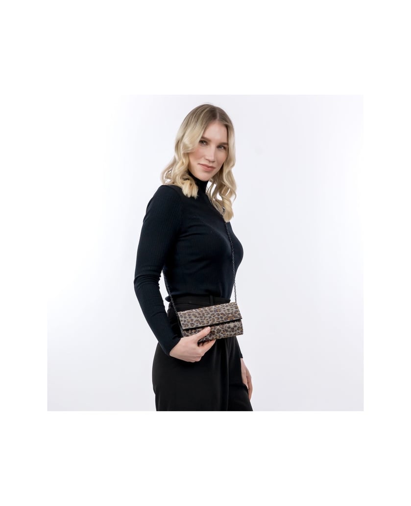 TAMARIS-Clutch-TAS-Amalia-Animal-schwarz