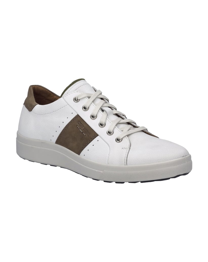 JOSEF-SEIBEL-Herren-Sneaker-Maddox-04,-weiss-taupe-weiss