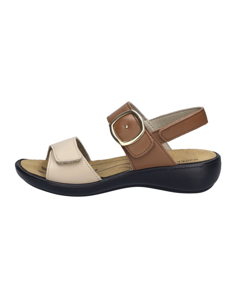 JOSEF-SEIBEL-Damen-Sandale-Ibiza-12,-creme-cognac-beige