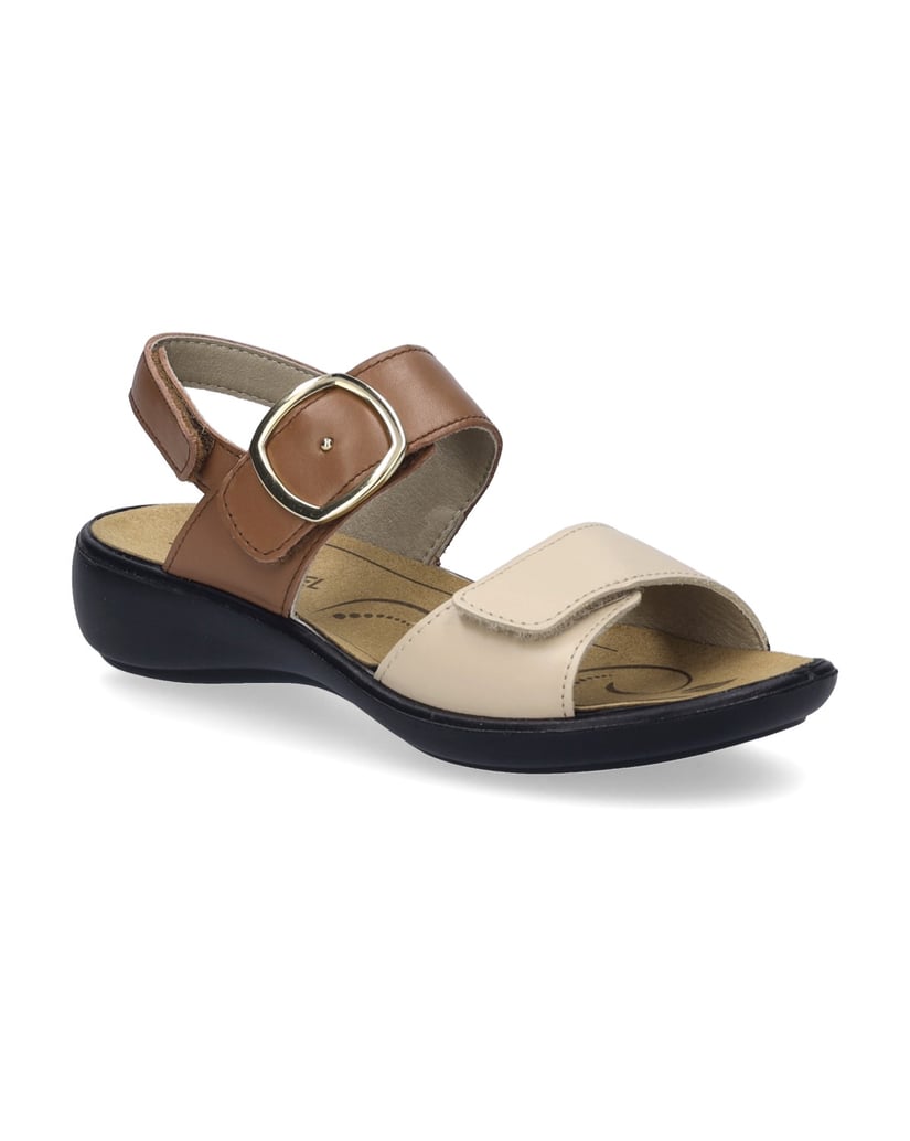 JOSEF-SEIBEL-Damen-Sandale-Ibiza-12,-creme-cognac-beige