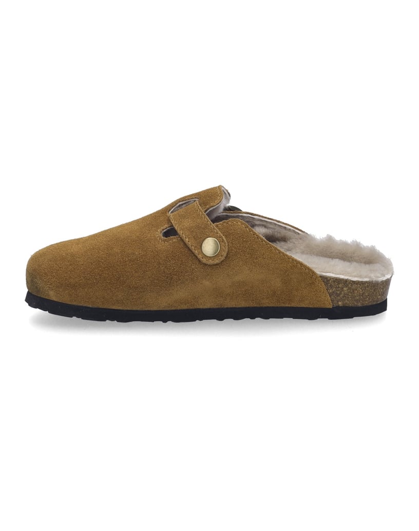 JOSEF-SEIBEL-Damen-Clog-Hermine-09,-camel-cognac