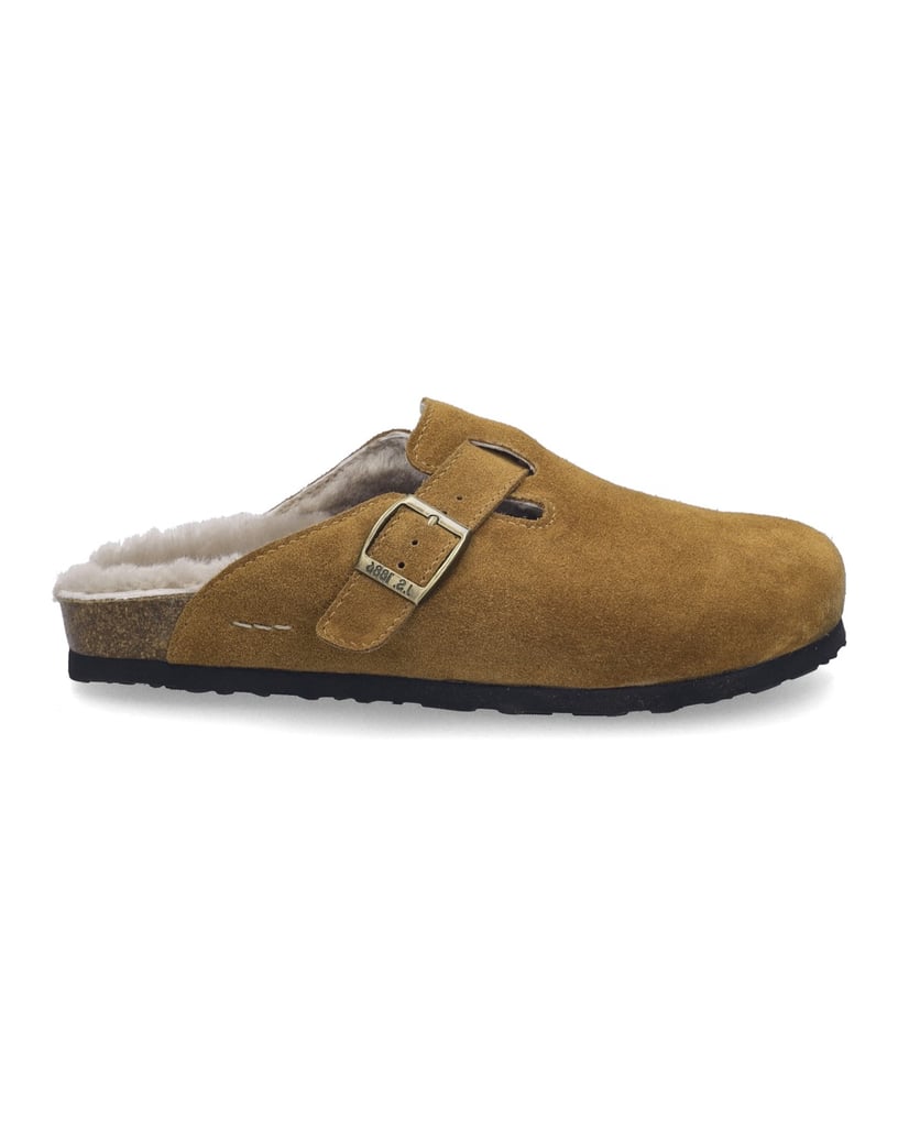 JOSEF-SEIBEL-Damen-Clog-Hermine-09,-camel-cognac