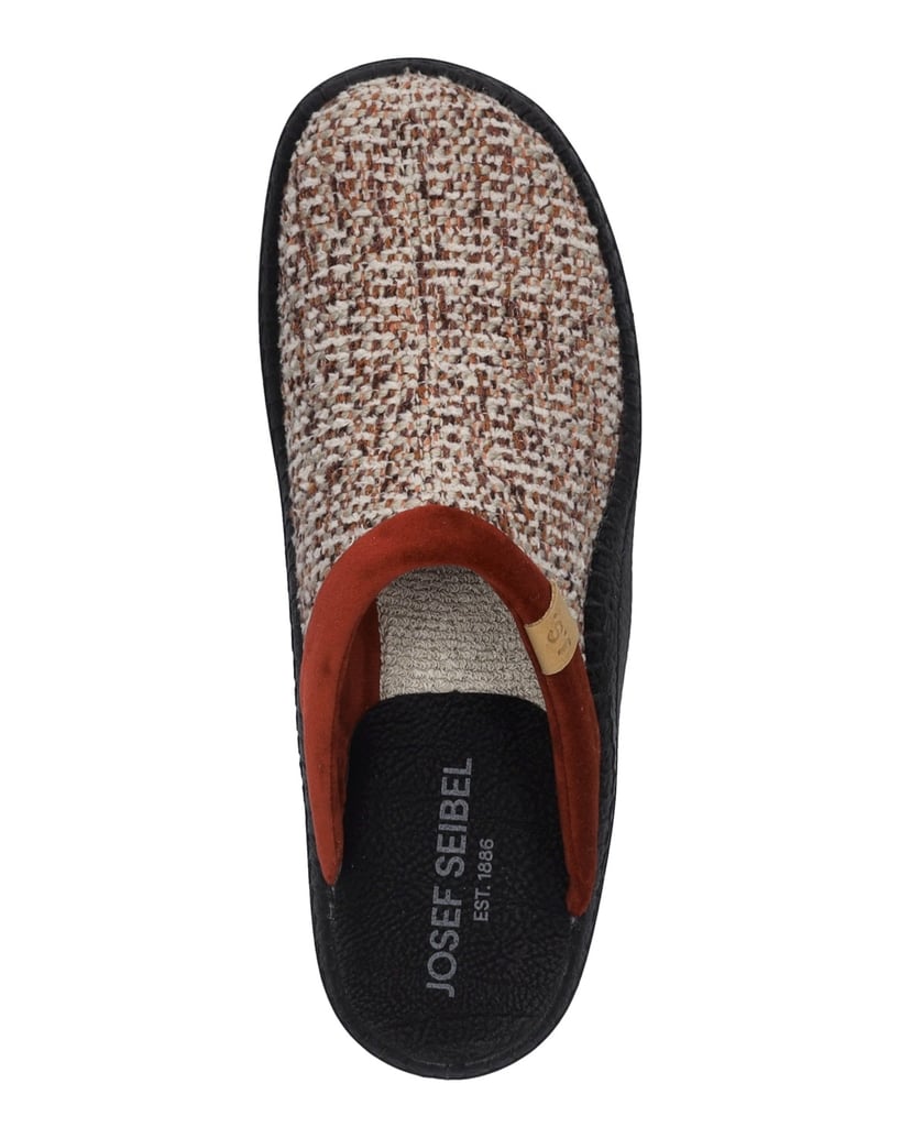 JOSEF-SEIBEL-Damen-Hausschuh-Monaco-D-01,-bordeaux-ko-rot