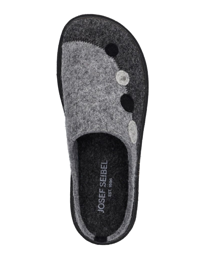 JOSEF-SEIBEL-Damen-Hausschuh-Carmaux-04,-anthrazit-mu-grau