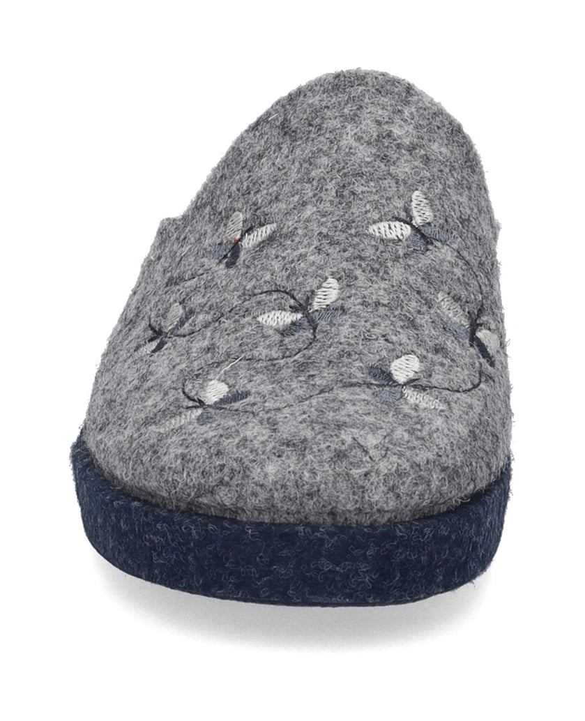 JOSEF-SEIBEL-Damen-Hausschuh-Lara-01,-grau-kombi-grau