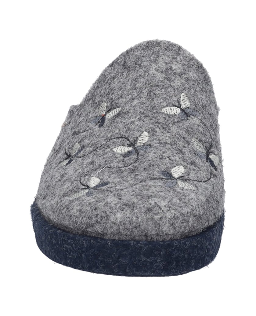 JOSEF-SEIBEL-Damen-Hausschuh-Lara-01,-grau-kombi-grau