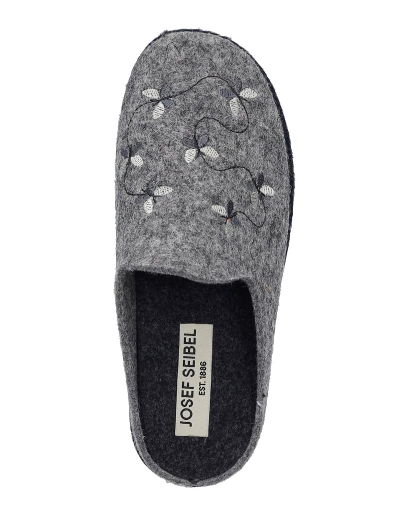 JOSEF-SEIBEL-Damen-Hausschuh-Lara-01,-grau-kombi-grau