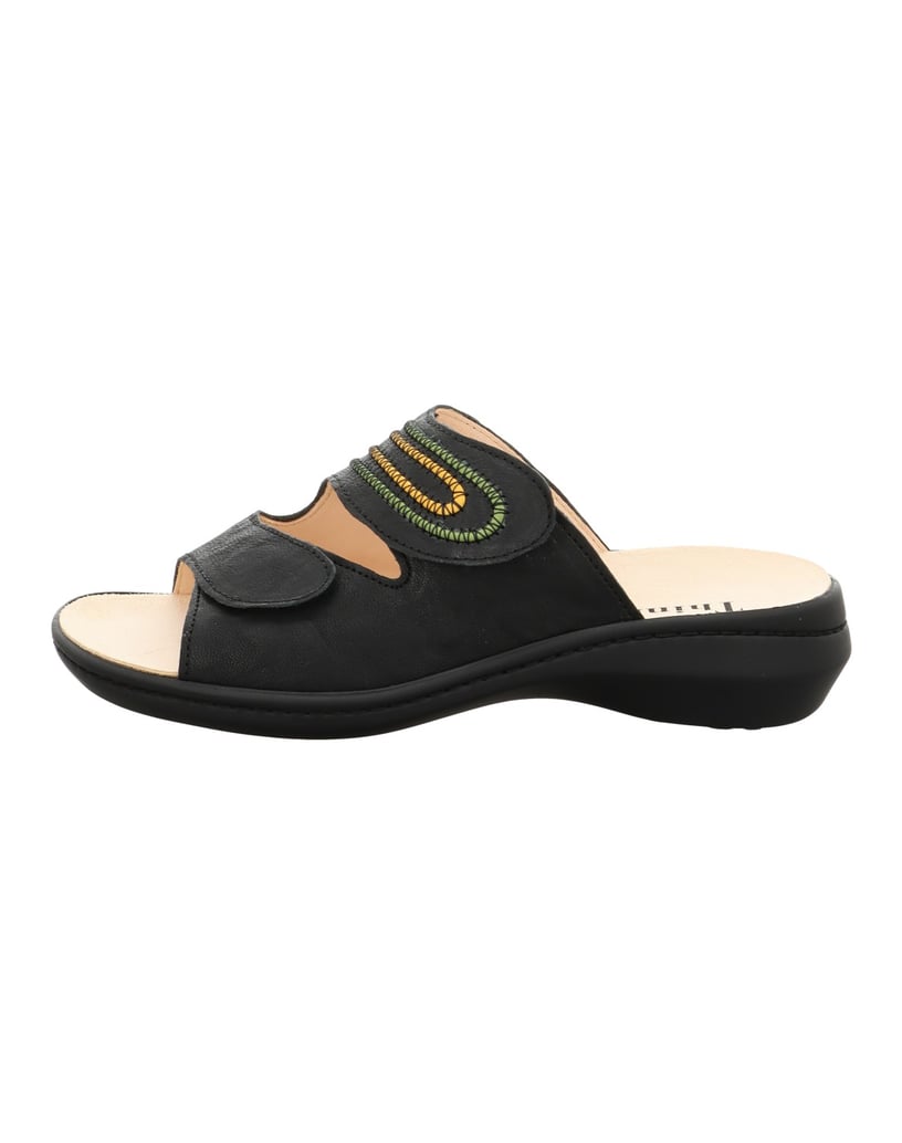 Think-Tieffußbett-Pantolette-CAMILLA-schwarz