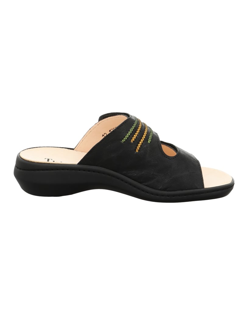 Think-Tieffußbett-Pantolette-CAMILLA-schwarz