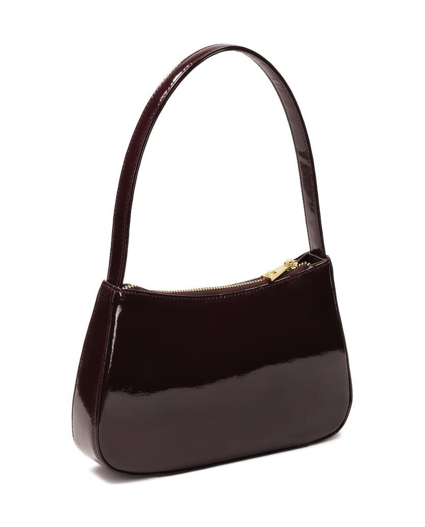 Kazar-Kleine-lackierte-Tasche-in-kastanienbrau-rot