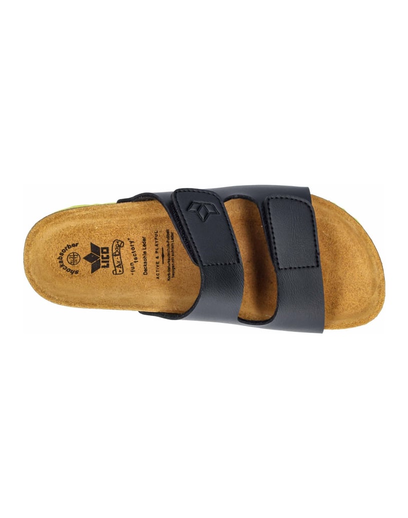 Lico-Pantolette-Bioline-Velcro-Kids-schwarz