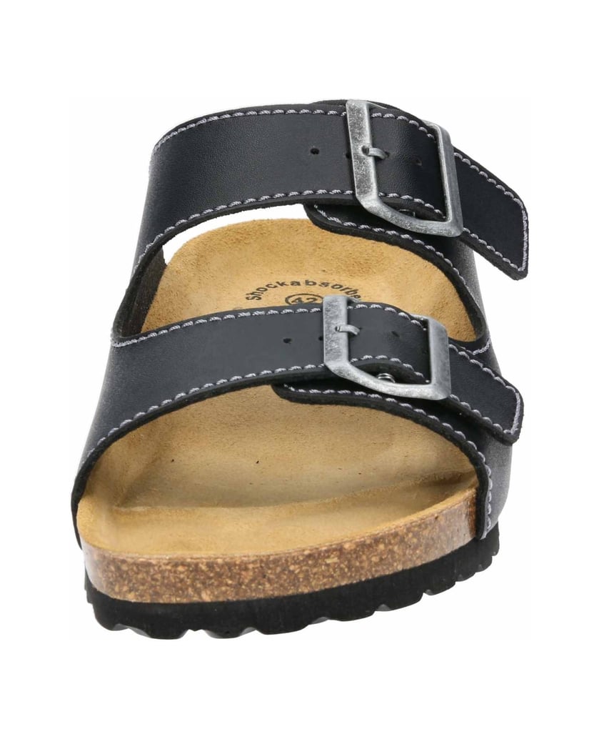 Lico-Pantolette-Natural-Elefo-schwarz
