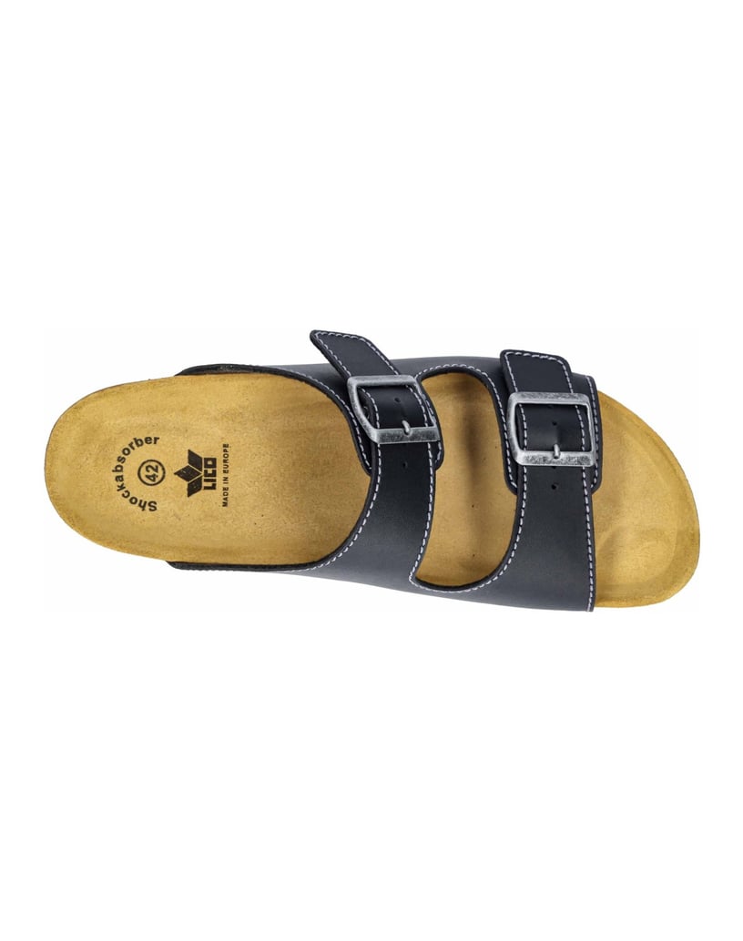 Lico-Pantolette-Natural-Elefo-schwarz