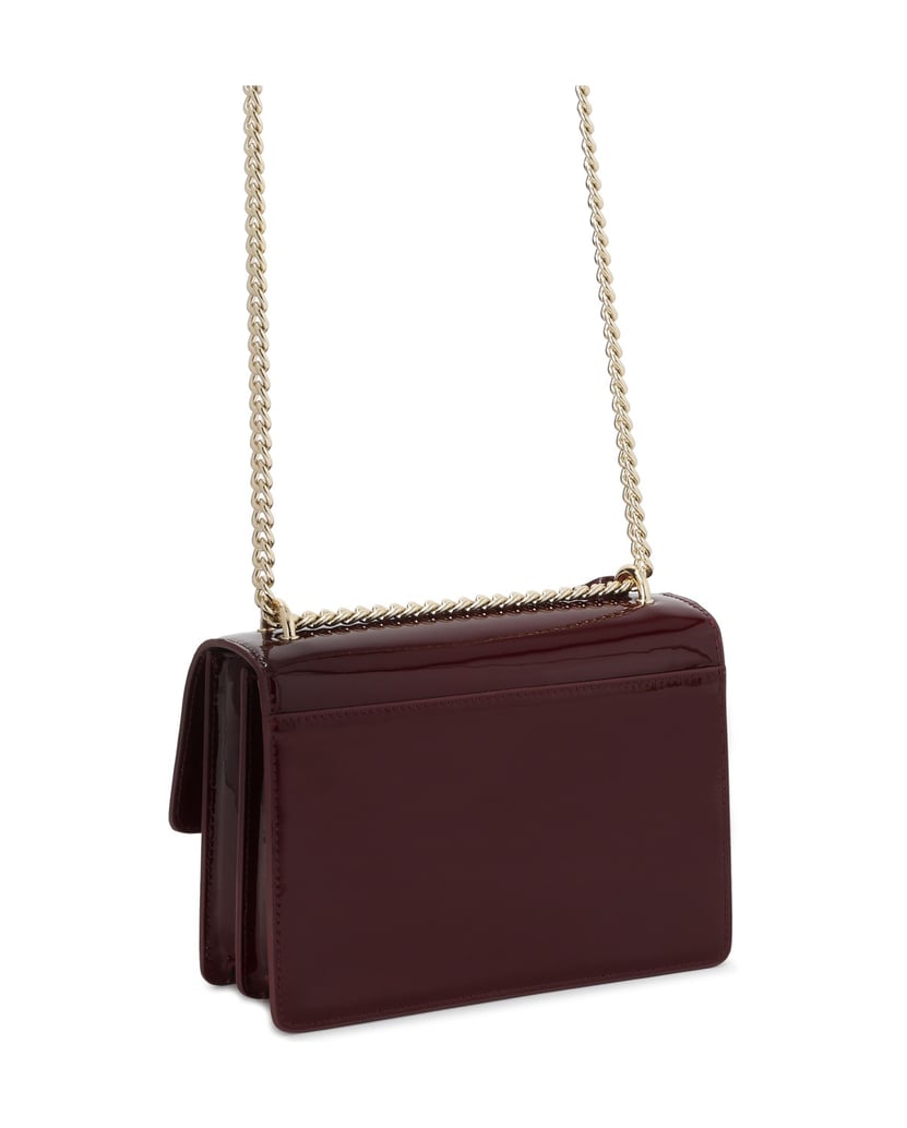 Kazar-Kastanienbraune-Lacklederhandtasche-rot