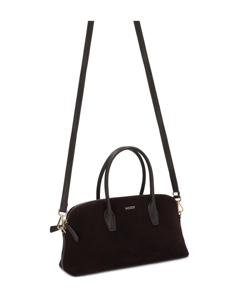 Kazar-Suede-brown-handbag-with-handles-hnědá