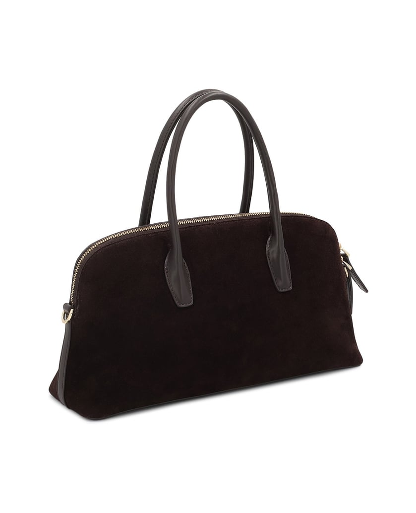 Kazar-Suede-brown-handbag-with-handles-hnědá