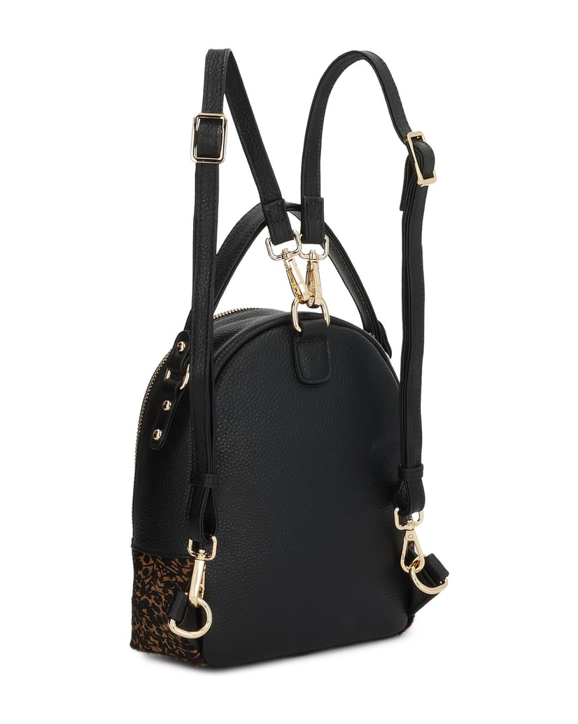 Kazar-Schwarzer-und-brauner-Rucksack-mit-Natur-schwarz