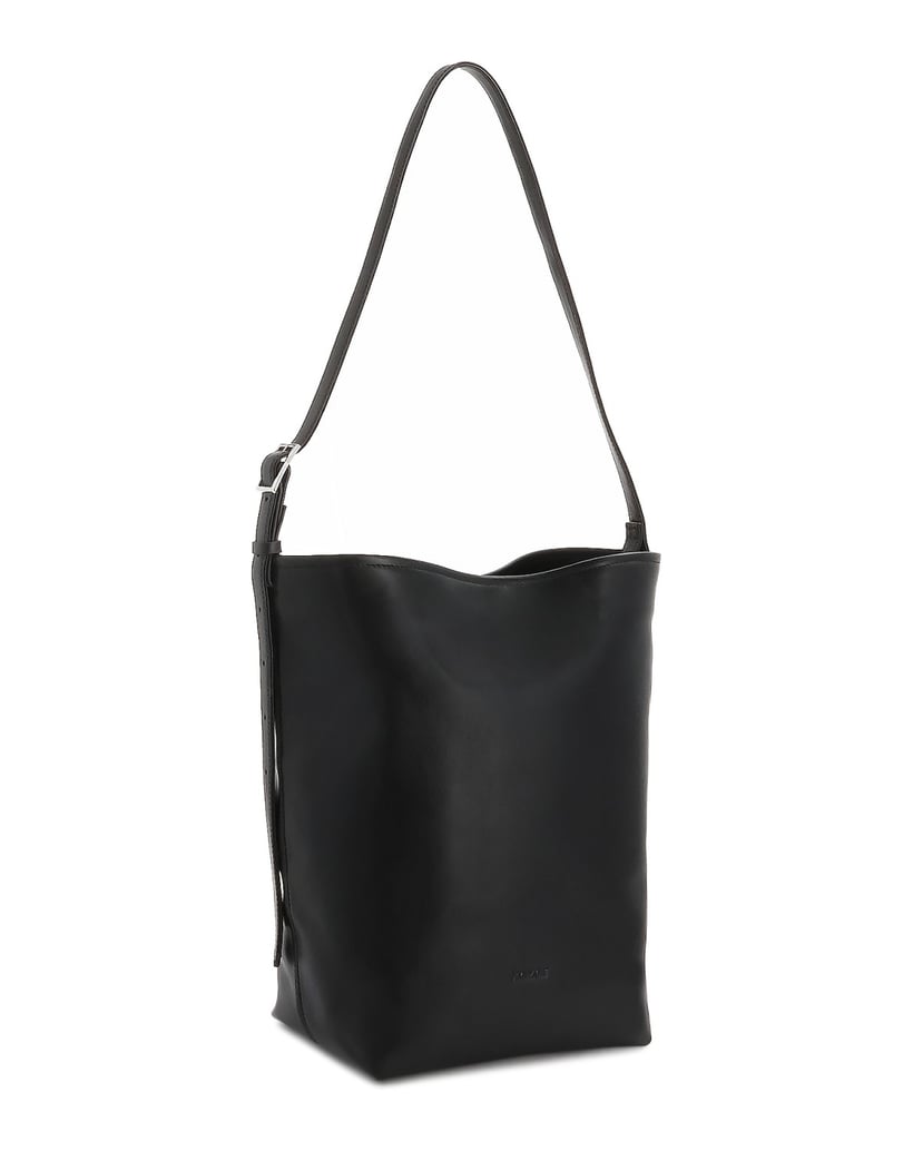 Kazar-Black-leather-handbag-with-shoulder-strap-černá