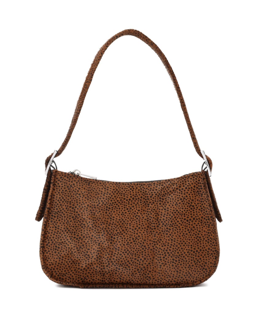Kazar-Lederhandtasche-mit-Naturhaar-im-Tiermus-braun