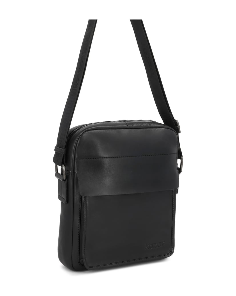 Kazar-Schwarze-Herren-Umhängetasche
