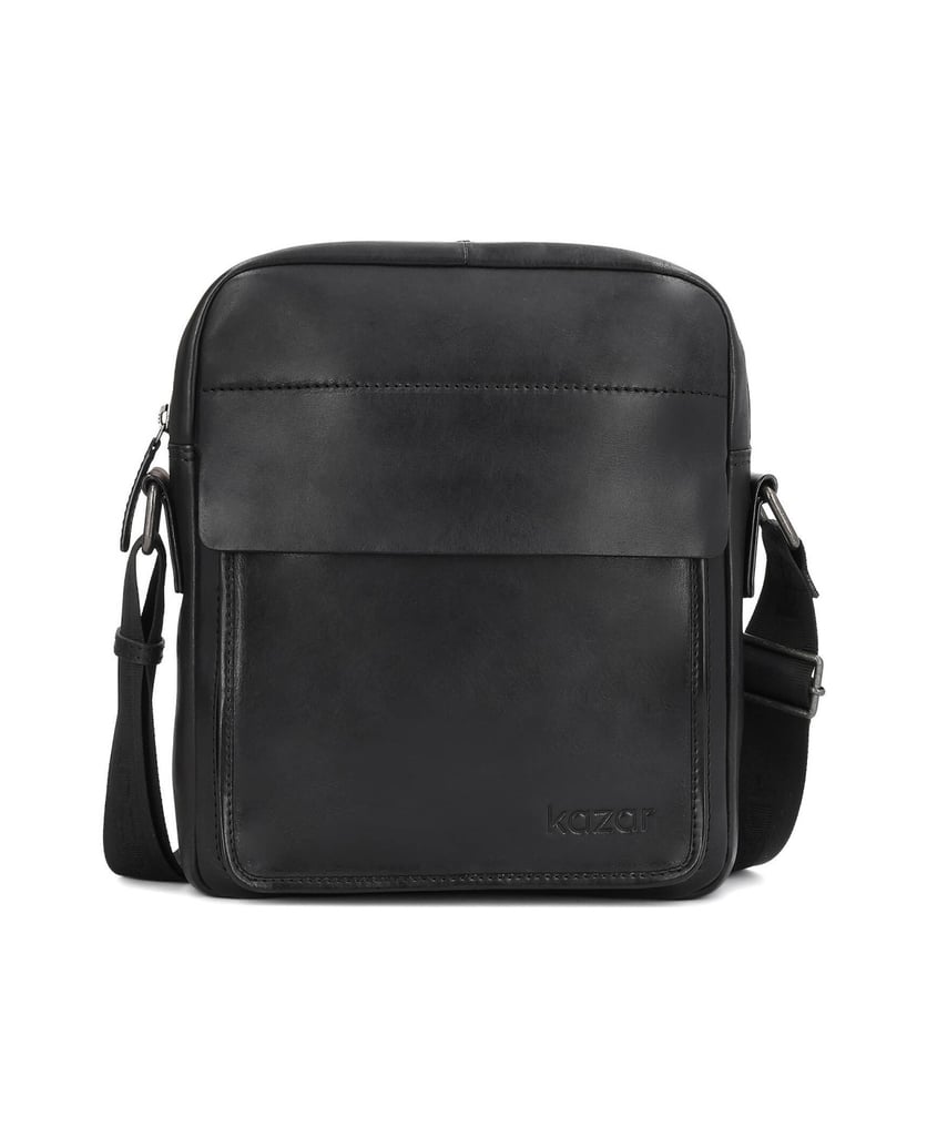 Kazar-Schwarze-Herren-Umhängetasche