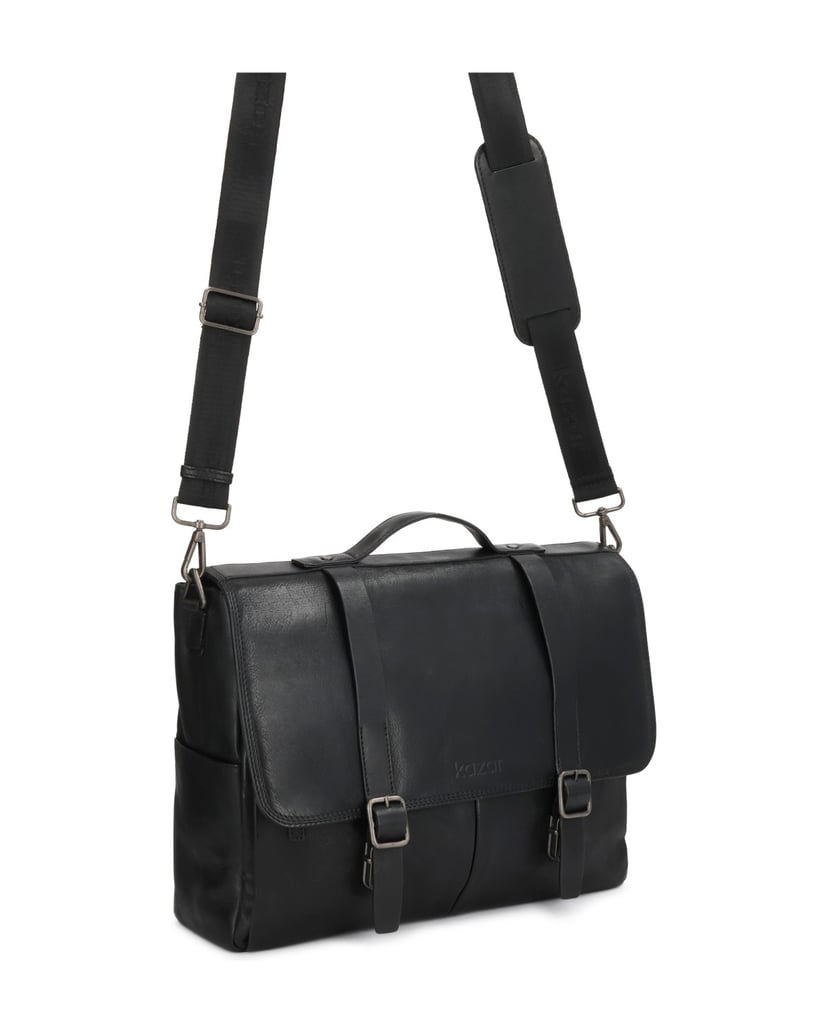 Kazar-Schwarze-Leder-Aktentasche-im-Business-S