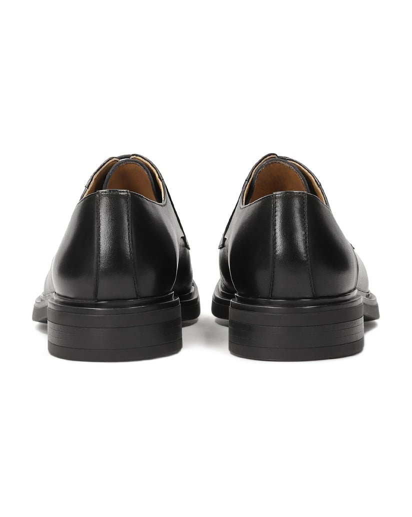 Kazar-Schwarze-Halbstiefel-mit-überlappenden-Z-schwarz