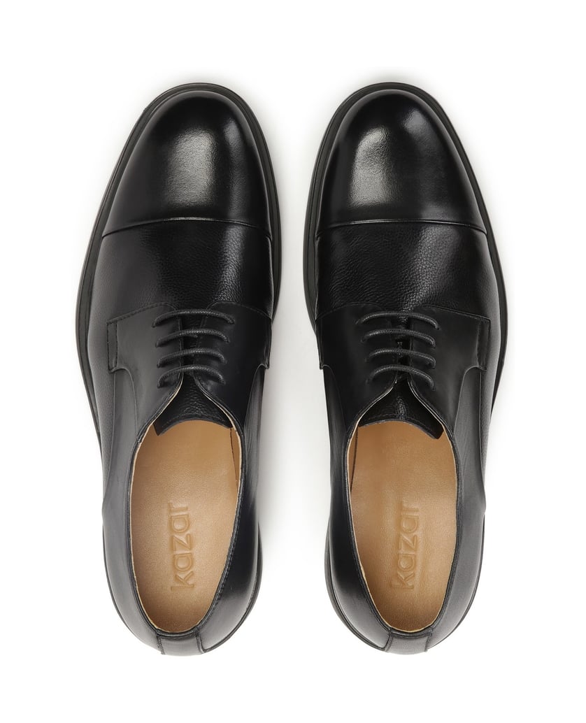 Kazar-Schwarze-Halbstiefel-mit-überlappenden-Z-schwarz