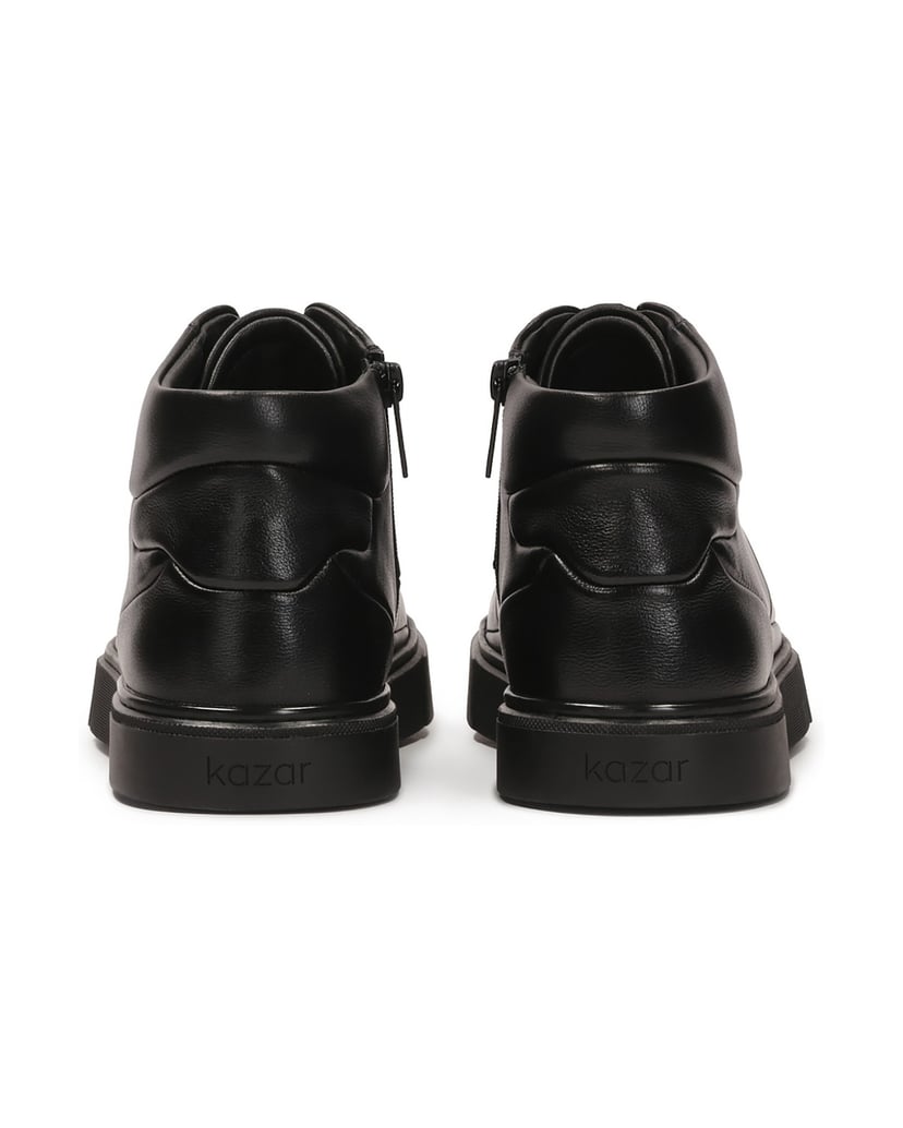 Kazar-Sneakers-with-artistically-molded-upper-čierna