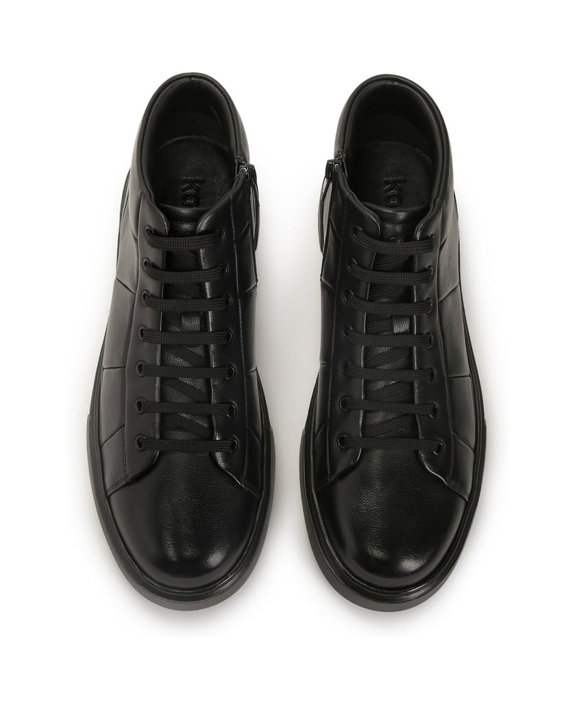 Kazar-Sneakers-with-artistically-molded-upper-čierna