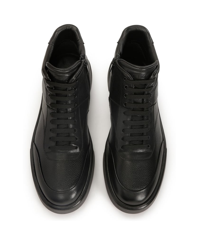 Kazar-Black-sneakers-with-high-upper-černá