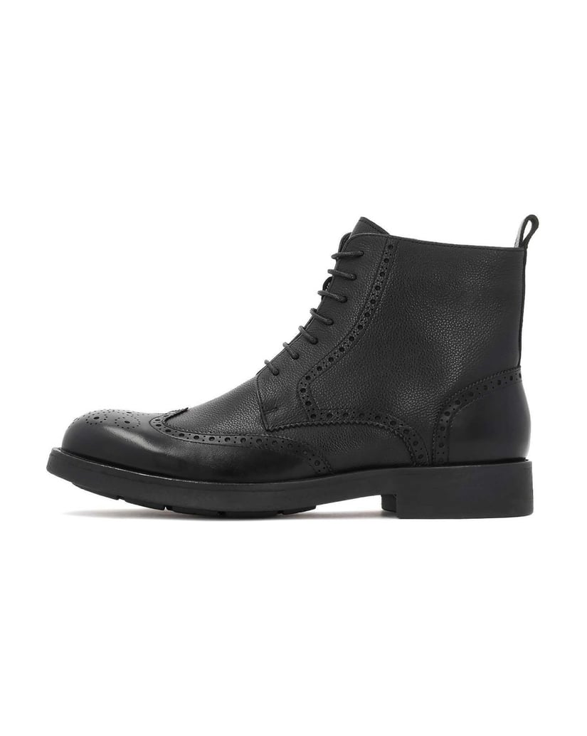 Kazar-Men's-leather-boots-with-openwork-decoration-černá