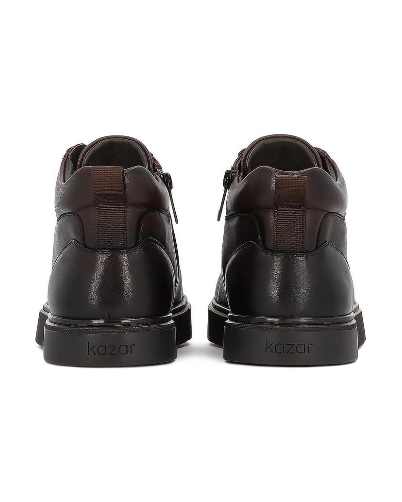 Kazar-Leather-brown-sneakers-with-high-upper-hnědá