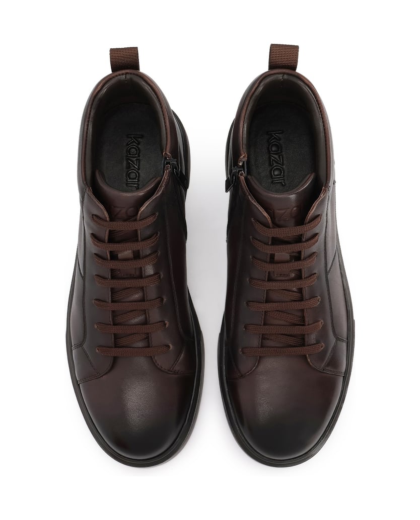 Kazar-Leather-brown-sneakers-with-high-upper-hnědá