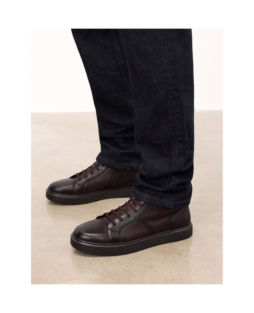 Kazar-Leather-brown-sneakers-with-high-upper-hnědá