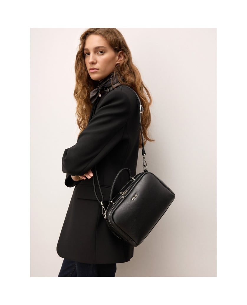 Kazar-Schwarze-Erbsenleder-Kofferhandtasche-mi-schwarz