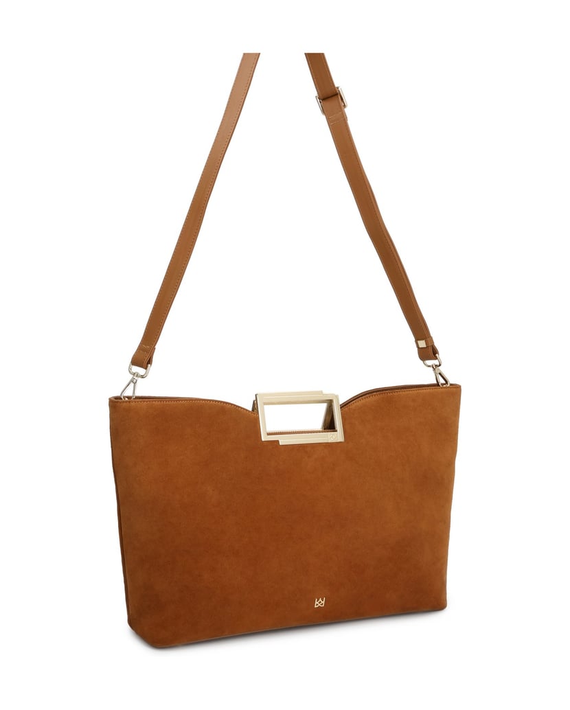 Kazar-Wildlederhandtasche-mit-Metallgriffen-camel
