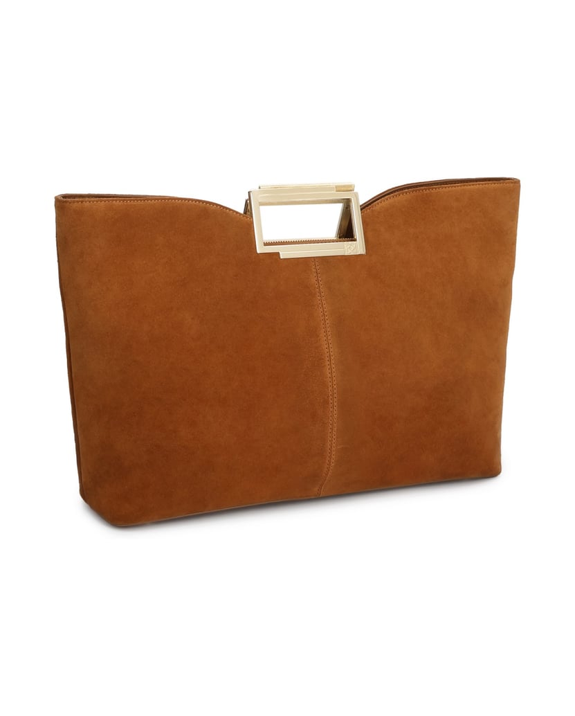 Kazar-Wildlederhandtasche-mit-Metallgriffen-camel